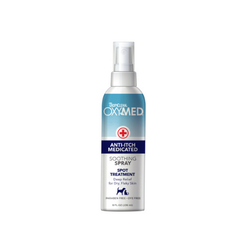 Tropiclean OxyMed Anti-Itch Antipicazón Spray 236 mL.
