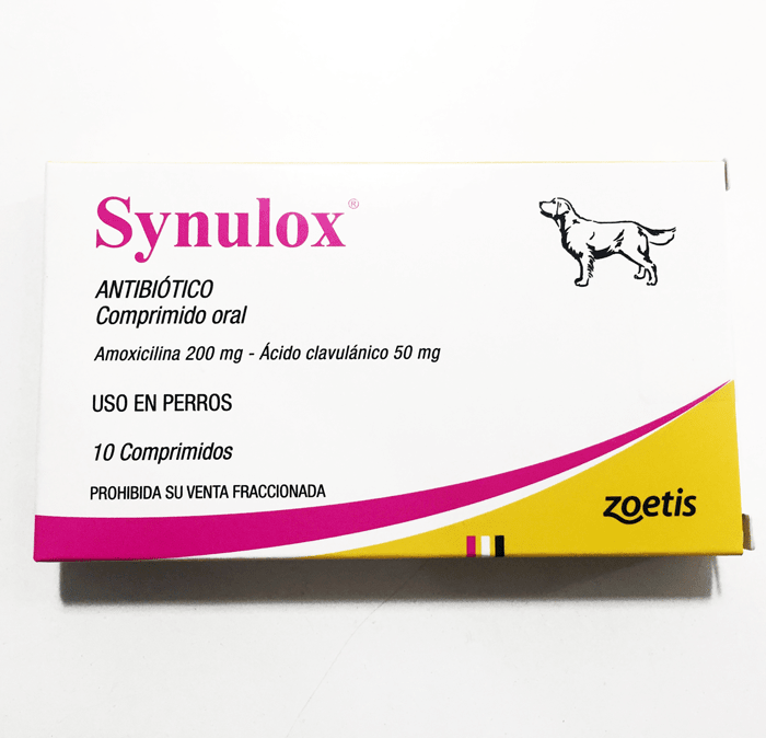 Synulox 10 comprimidos para Perros VENTA CON RECETA Zoetis