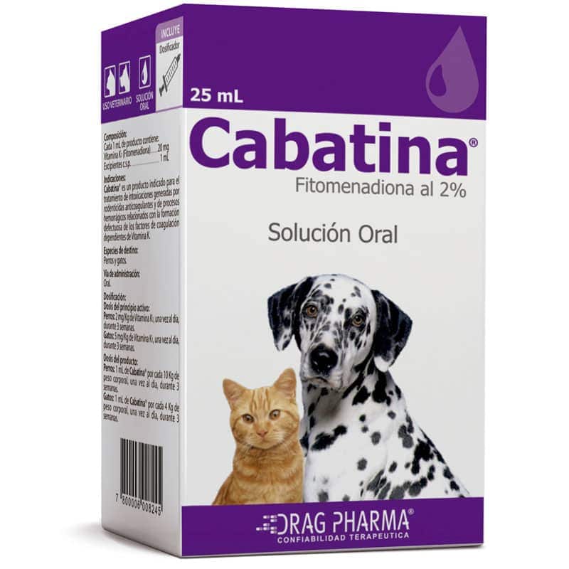 Cabatina para Perros & Gatos - 25 mL - DragPharma