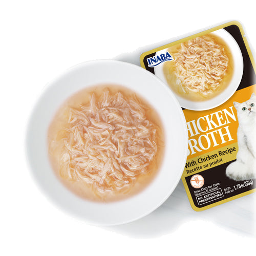 Inaba Chicken Broth – Caldo Natural para Gatos 50 g