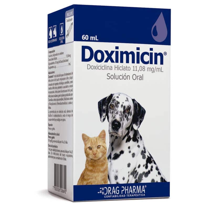Doximicin 60 mL - Perros & Gatos - Dragpharma