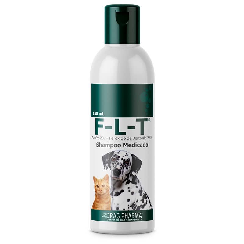 FLT Shampoo Perros y Gatos Frasco 150 mL. - Dragpharma