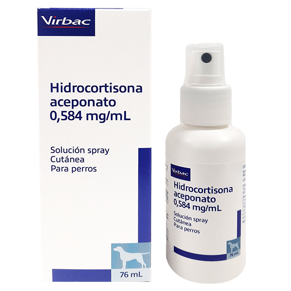 Hidrocortisona Aceponato Spray Cutaneo 76 mL. Virbac RECETA
