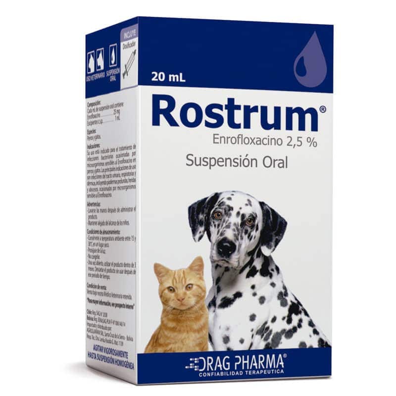 Rostrum JARABE 20 mL - Perros & Gatos - Dragpharma