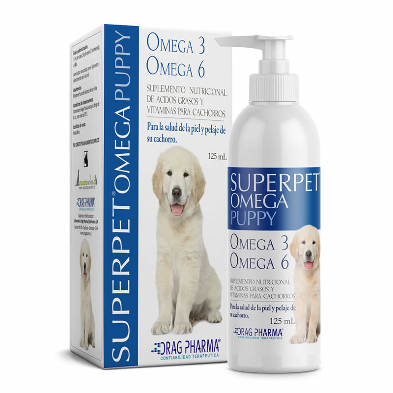 Superpet Omega Perro Puppy 125 mL. - Dragpharma