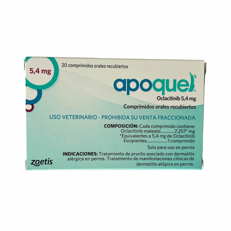 Apoquel 5.4 mg 20 comprimidos - Perro-Zoetis