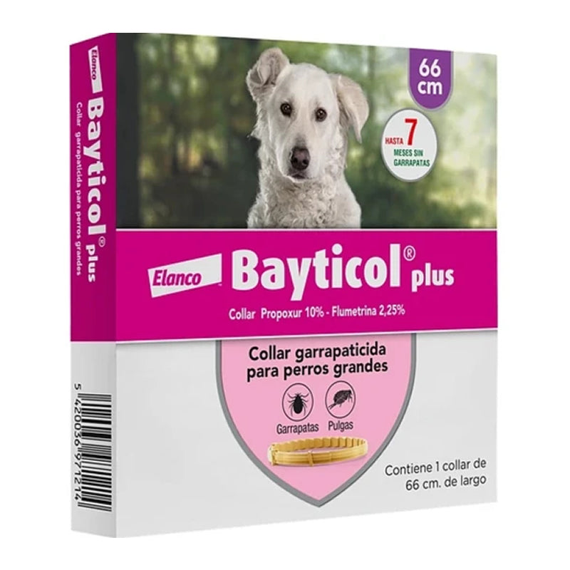 Bayticol Plus para Perros grandes - Collar 66 cm - Elanco