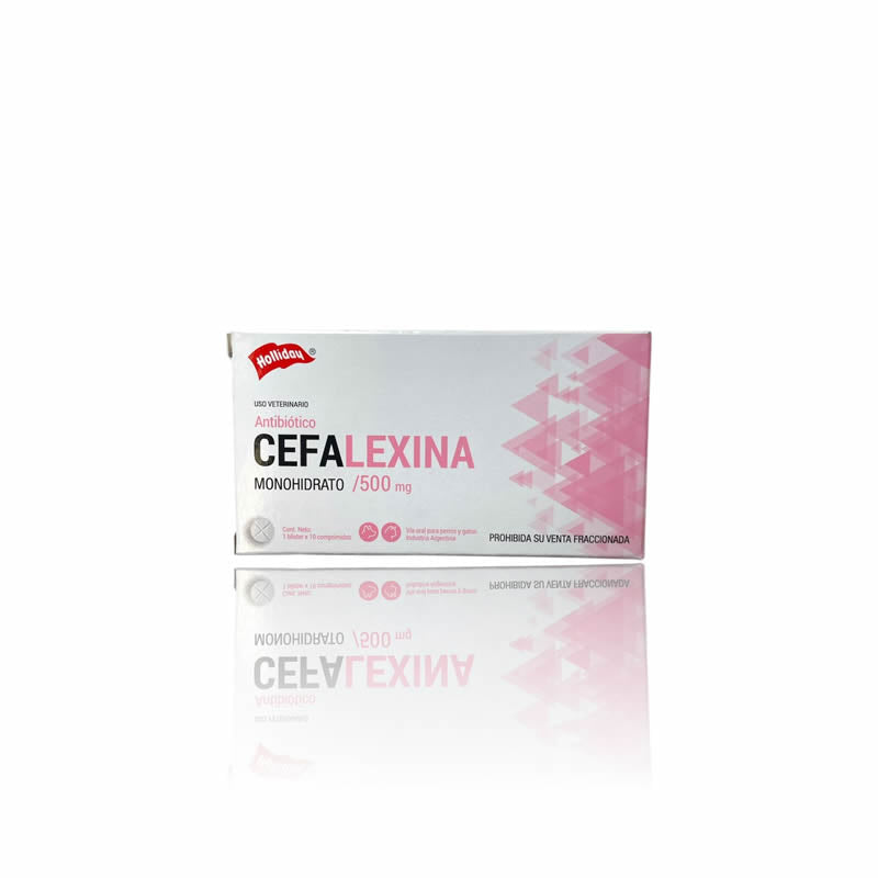 Cefalexina 500 - Perros & Gatos - Holliday