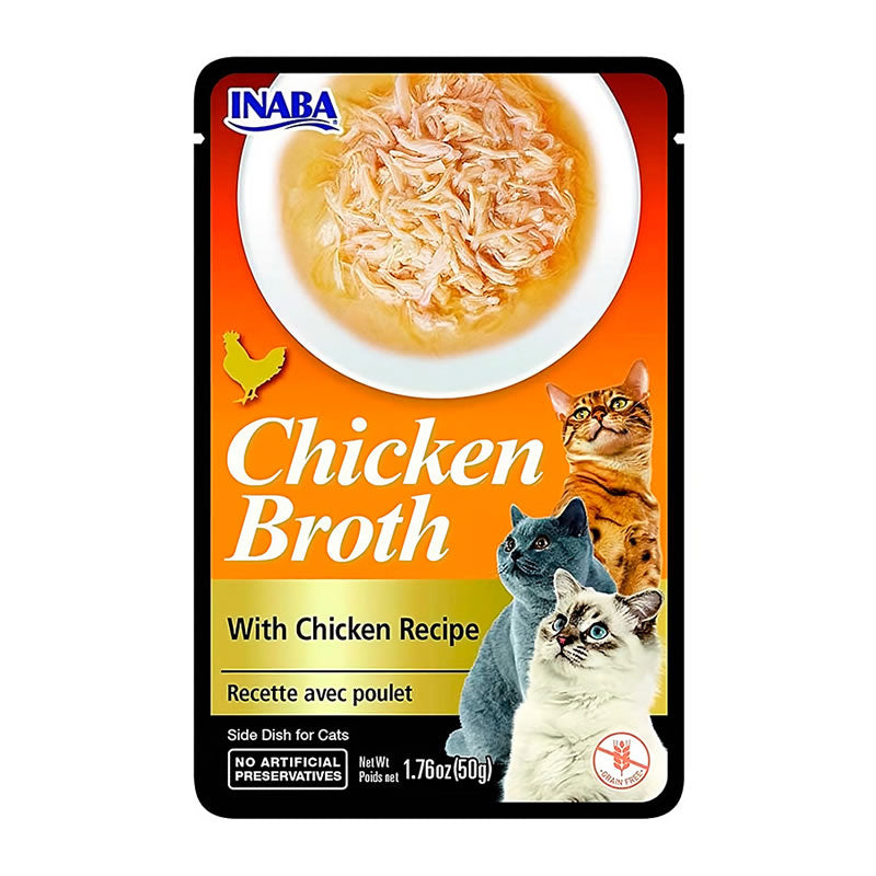 Inaba Chicken Broth – Caldo Natural para Gatos 50 g