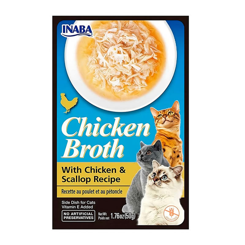 Inaba Chicken Broth – Caldo Natural para Gatos 50 g