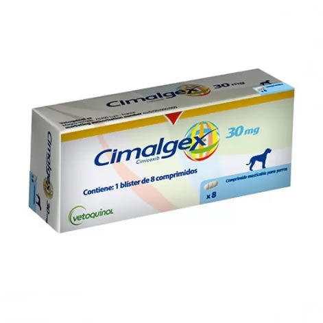 Cimalgex 30 mg - 8 comprimidos - VETOQUINOL VENCE PRONTO