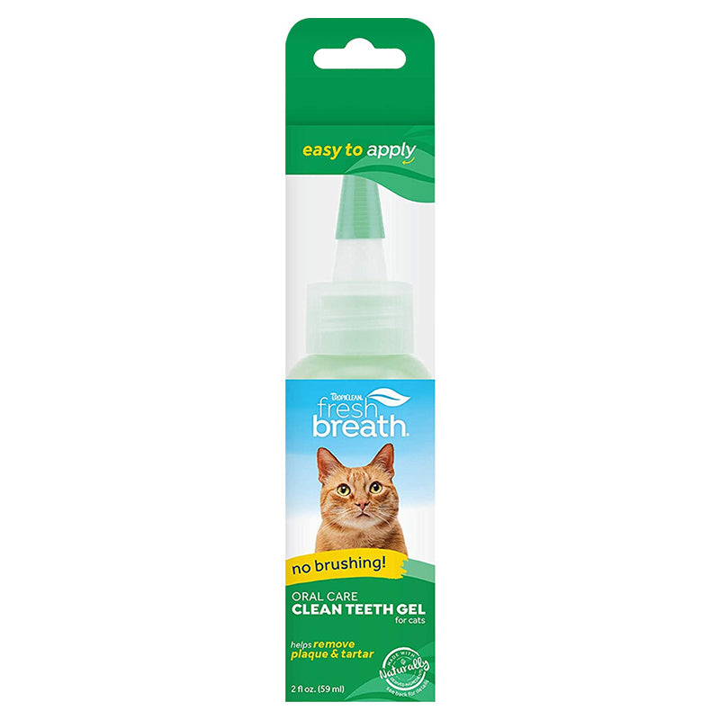 Clean Teeth GEL FRESH BREATH Gatos 59 mL Sabor Menta - Tropiclean