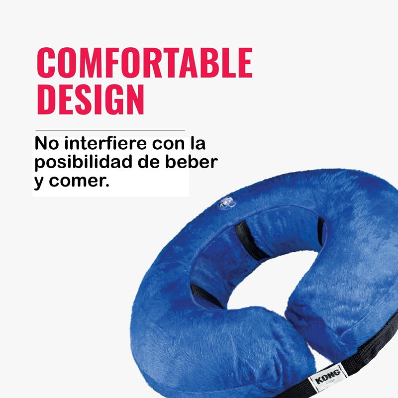 KONG Cloud Collar – Collar Ortopédico / Isabelino Inflable para Perros y Gatos 🐶🐱