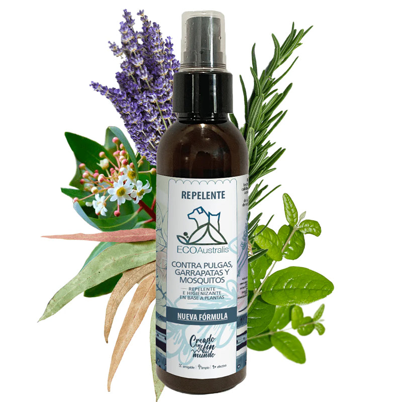 Spray Repelente contra Pulgas Garrapatas Mosquitos ECOAustralis 135 mL