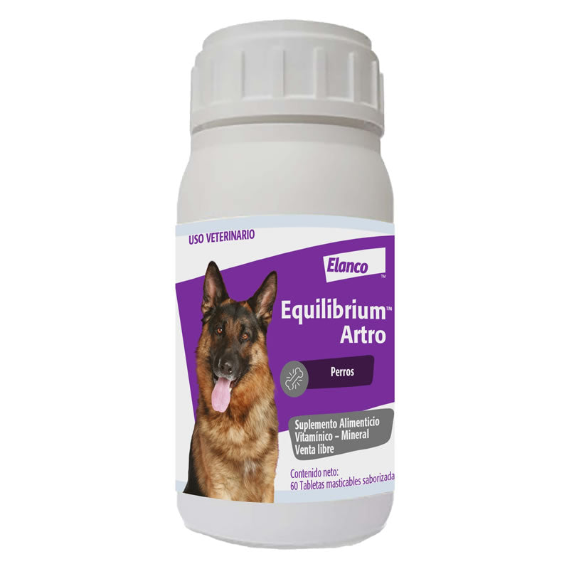 Equilibrium Artro para Perros - 60 tabletas - Elanco