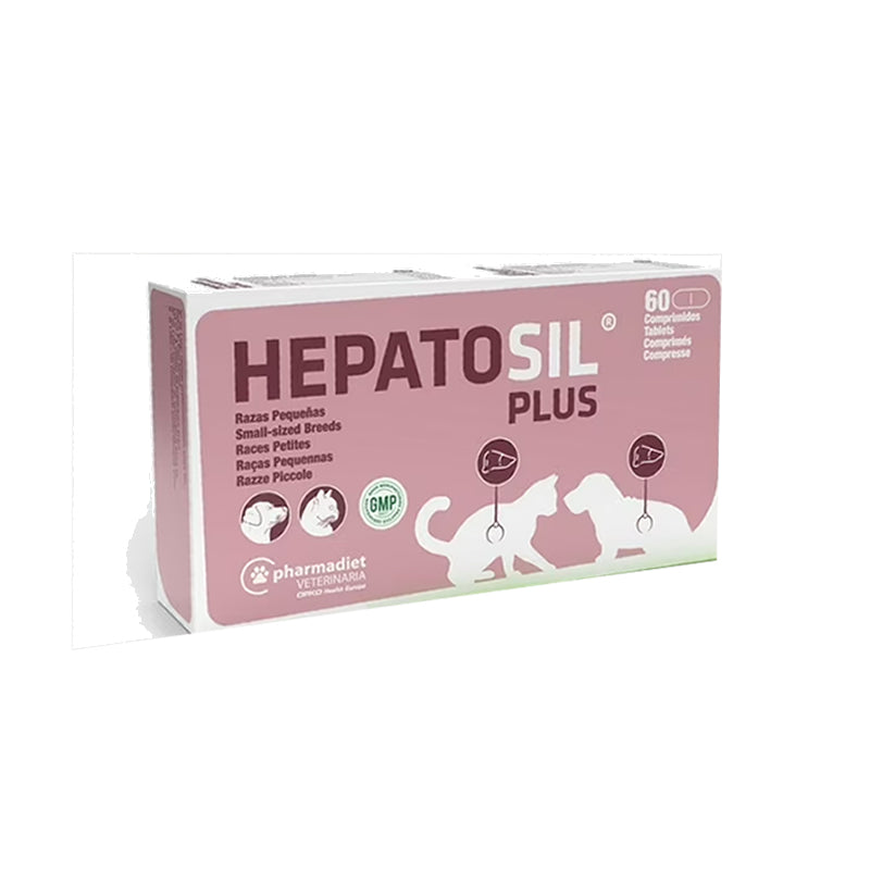 Hepatosil Plus 60 tabletas Gatos y Perros de Razas Pequeñas  PHARMADIET