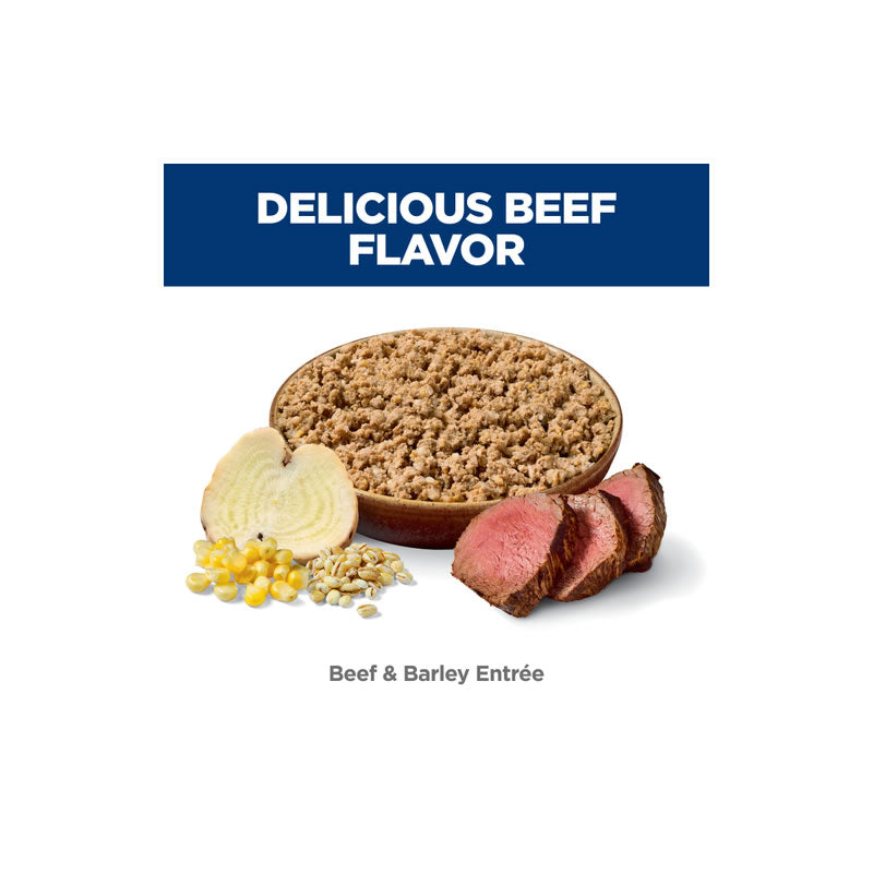 Hill’s Science Diet Adult 7+ Beef & Barley para Perros – Lata 13 oz / 370 g