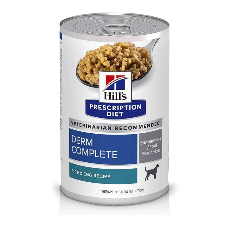 Hills Prescription Diet Derm Complete para Perros Lata 13 oz / 370 g