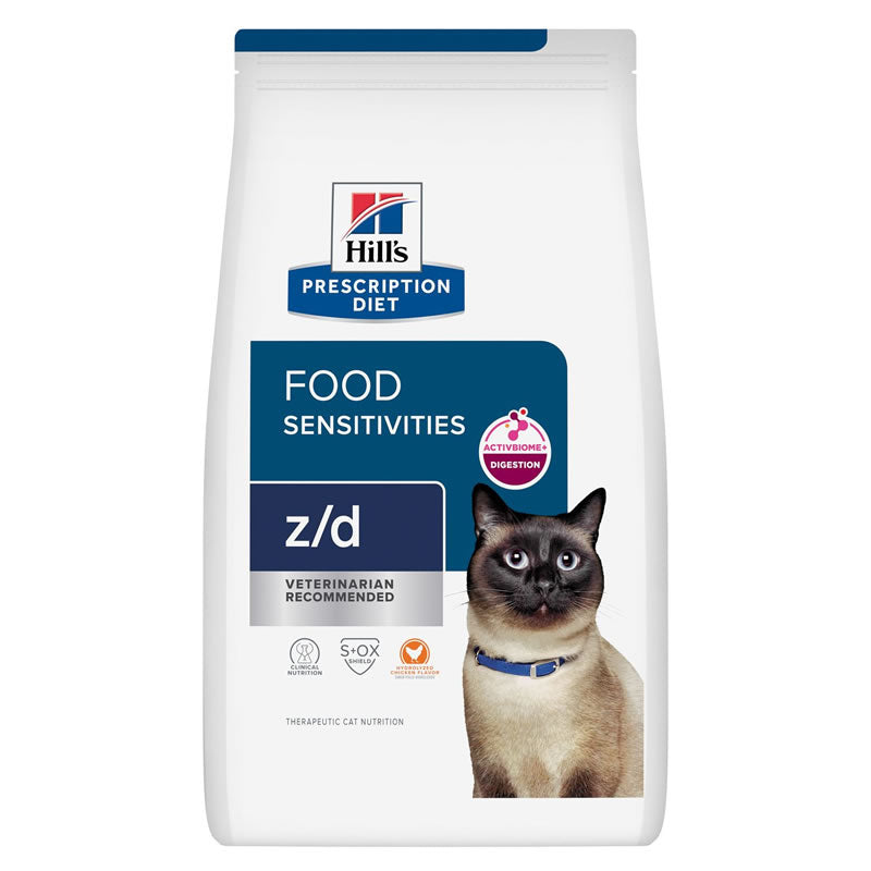 Hills Prescription Diet z/d Food Sensitivities para gatos 1.8 Kg.