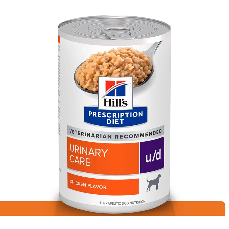Hills Prescription Diet u/d Cuidado Urinario para Perros Lata 13oz / 370g.