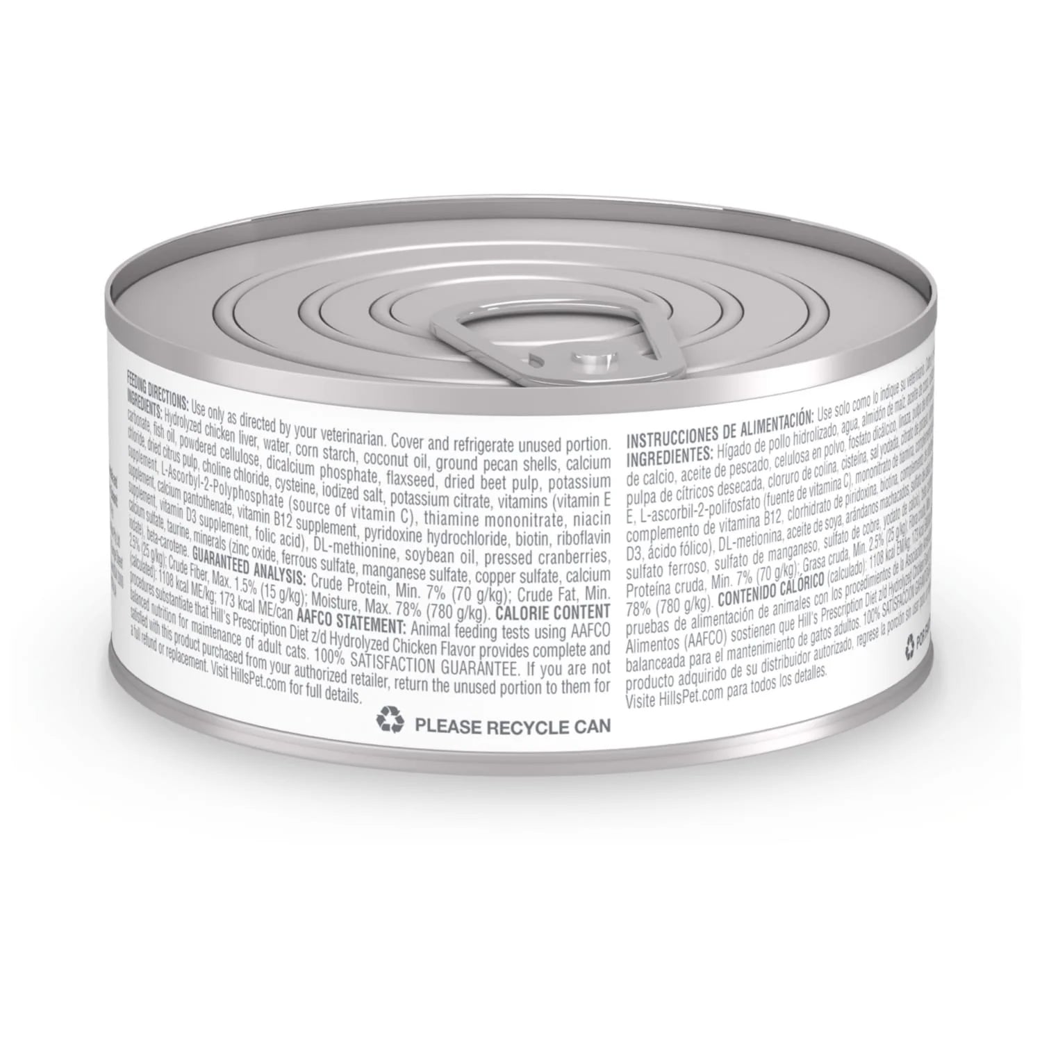 Hills Prescription Diet Z/D ULTRA para gatos 156 g. (5.5 OZ) en Lata