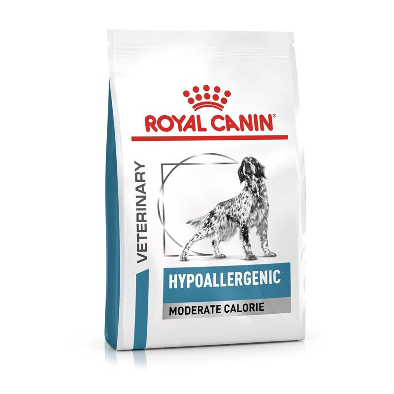 Royal Canin Veterinary Hypoallergenic Moderate Calorie Perro 1.5Kg.