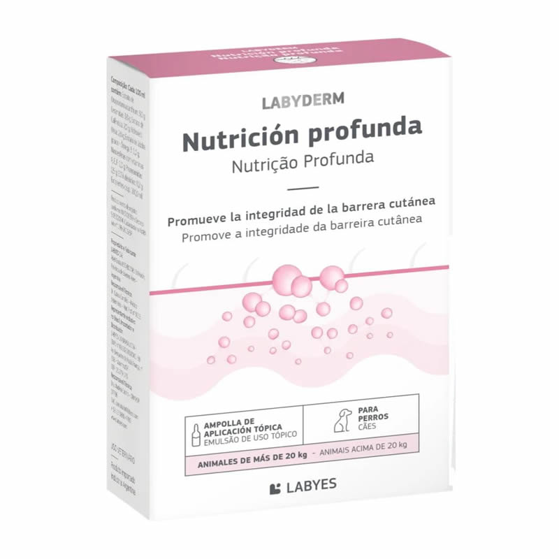 Labyderm Nutrición Profunda - Pipeta 4 mL Perros sobre 20 Kg. Labyes