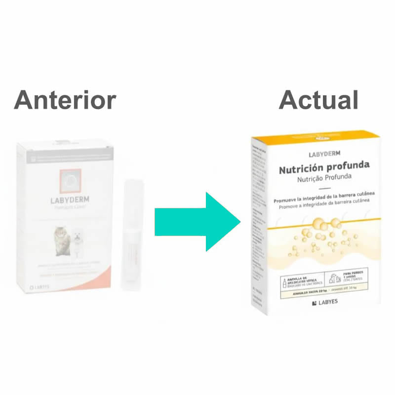 Labyderm Nutrición Profunda - Pipeta 2 mL Gatos y Perros de hasta 20 Kg. Labyes