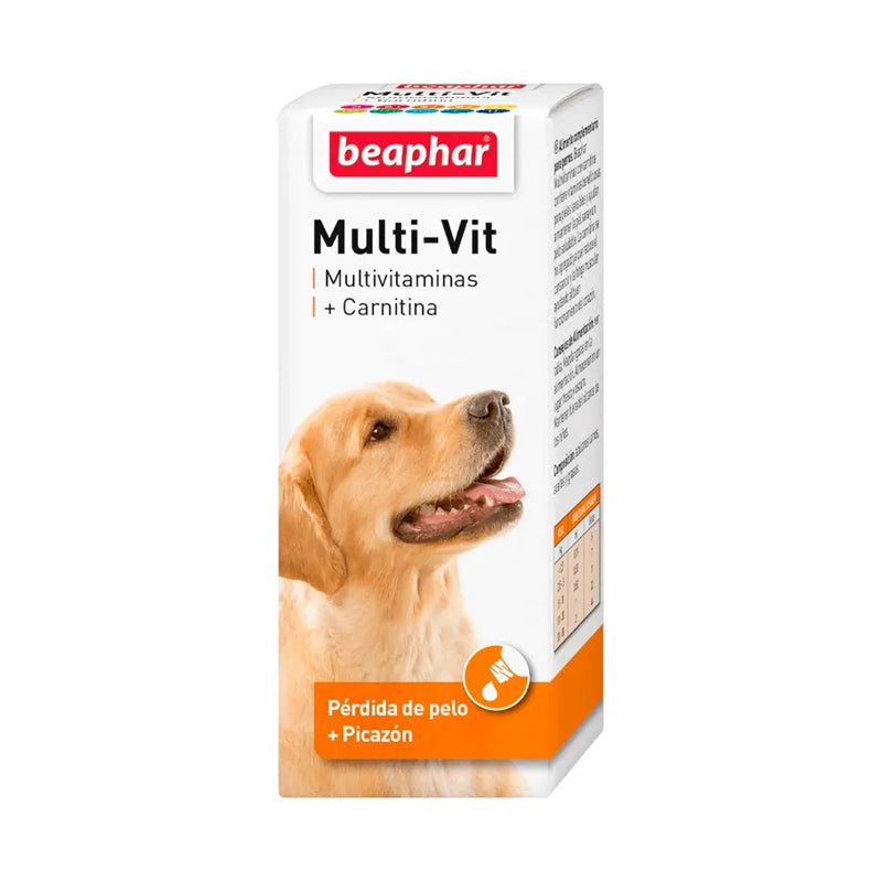 Multi-Vit + Carnitina para Perros 50 mL - Beaphar