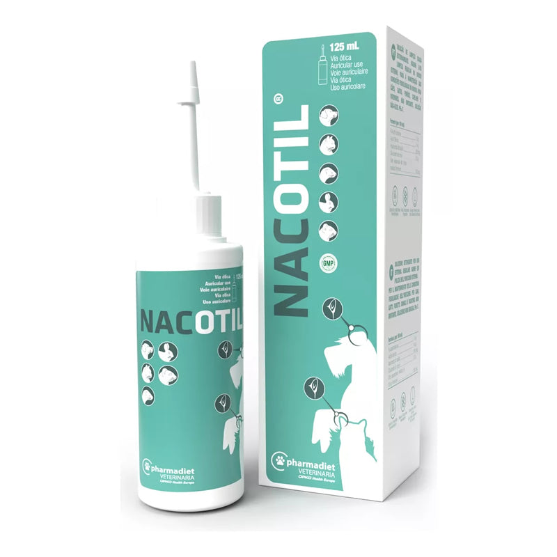 Nacotil 125 mL – Solución ótica para perros y gatos