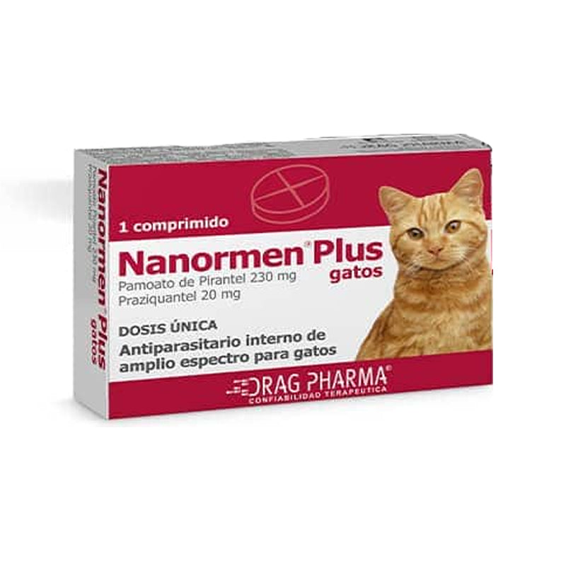 Nanormen Plus — Antiparasitario interno para gatos DragPharma