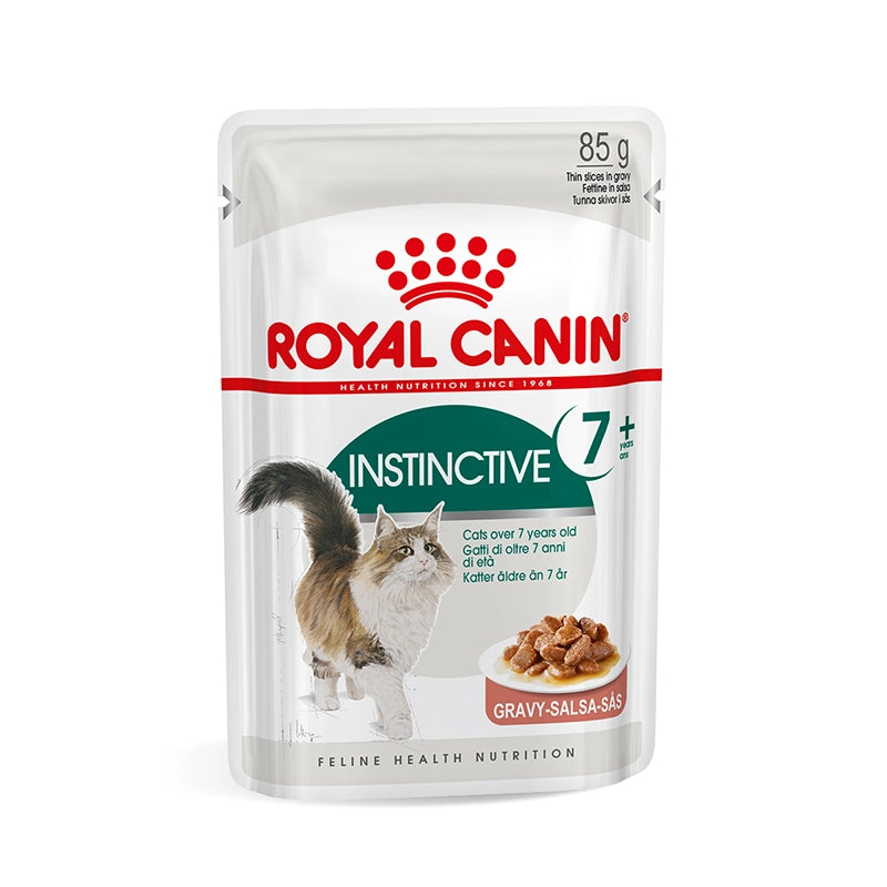 Royal Canin INSTINCTIVE 7+ para Gatos Pouch 85g.