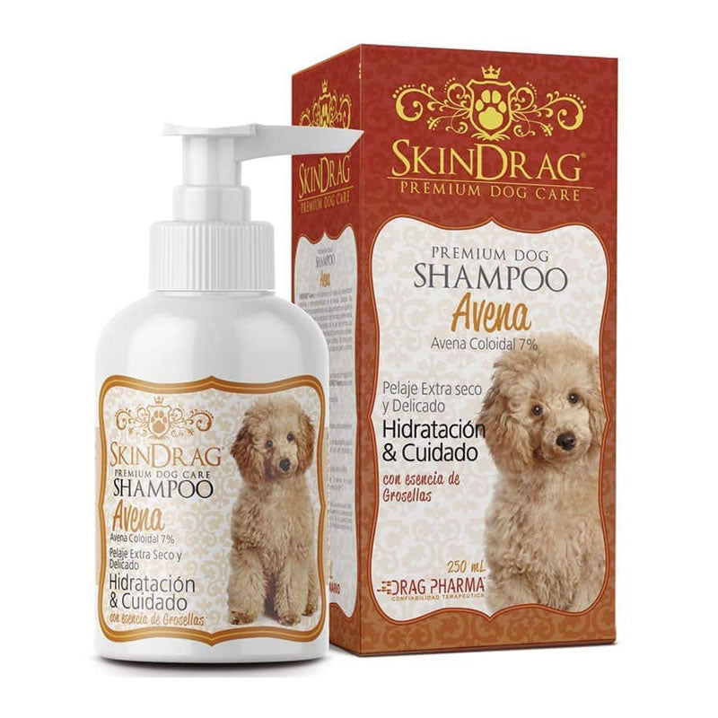 Skindrag Shampoo Avena Perros Frasco 250 mL. - DragPharma