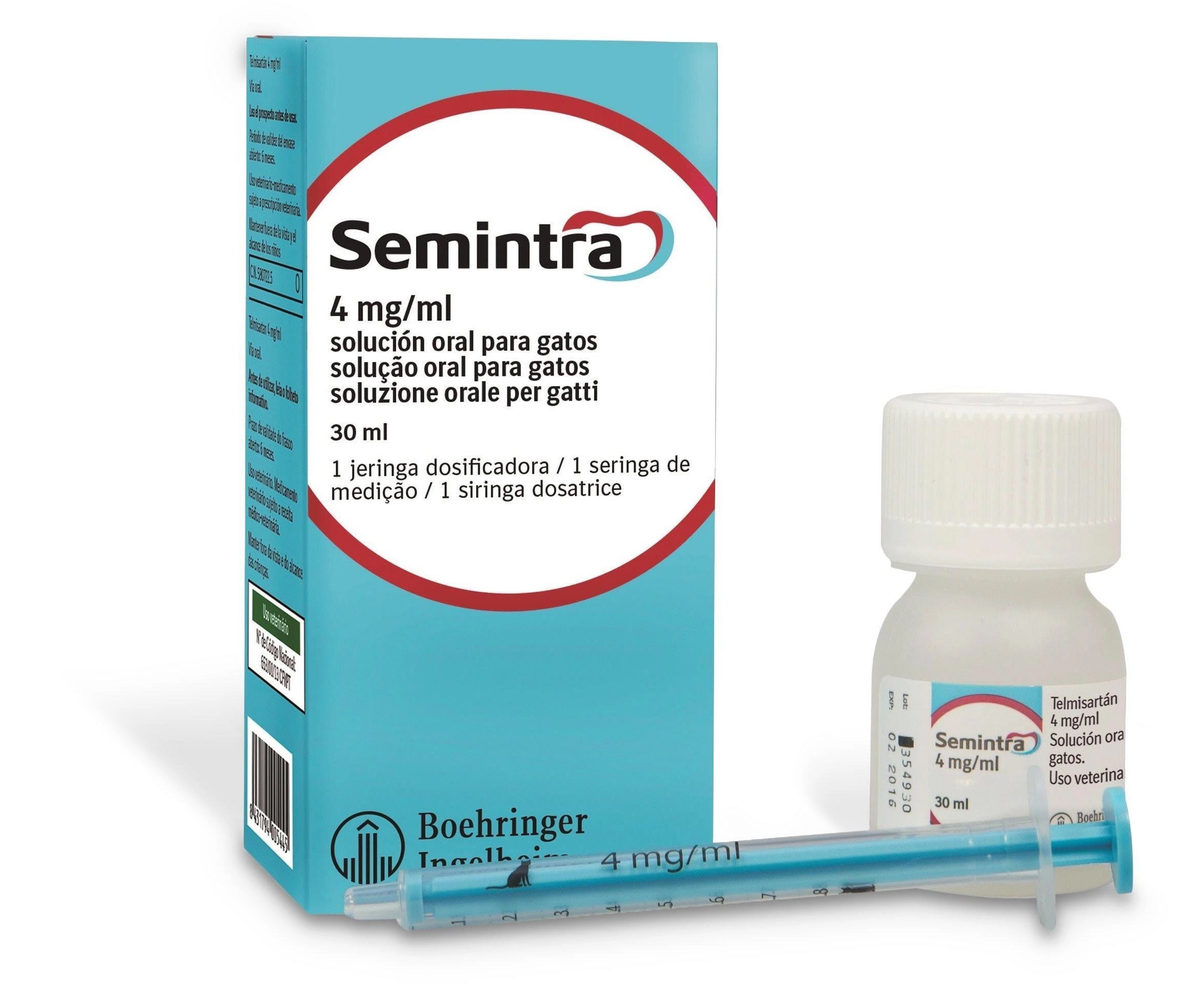SEMINTRA 4 mg/mL SOLUCIÓN ORAL para GATOS FRASCO 30 mL