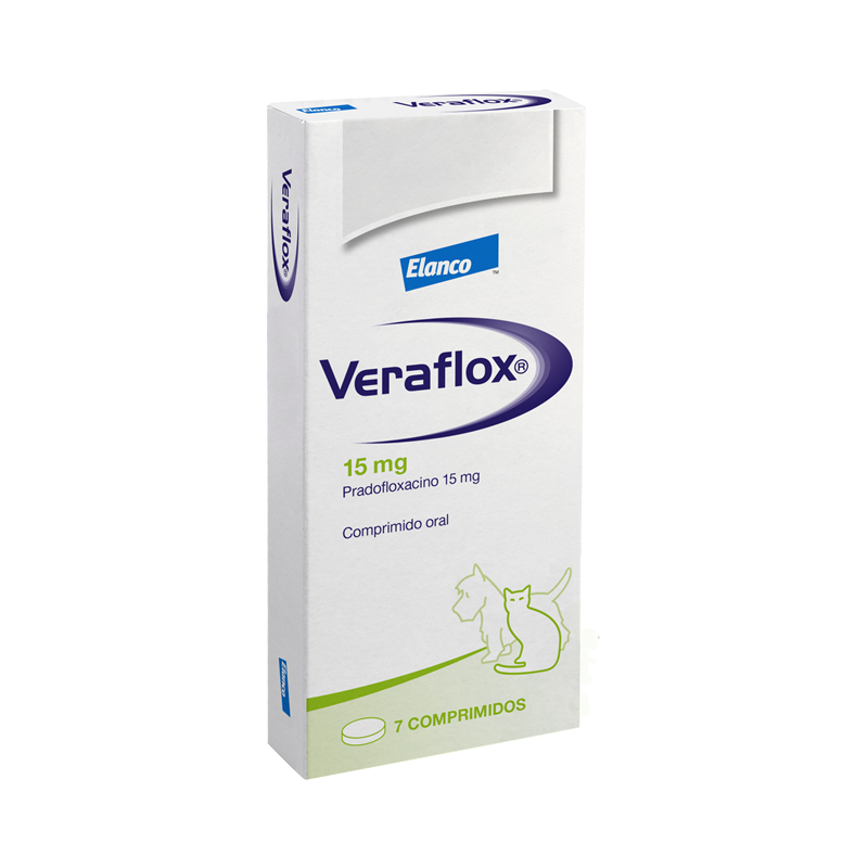 Veraflox 15 mg - Perros & Gatos - ELANCO