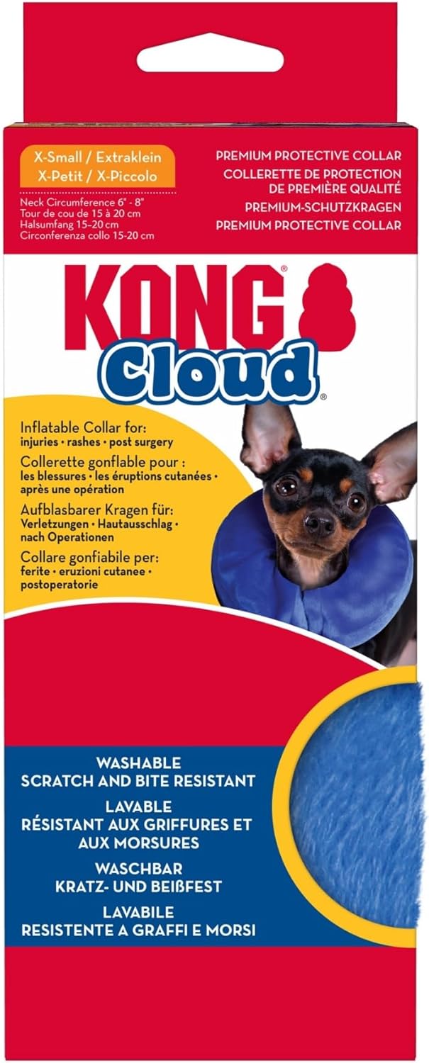 KONG Cloud Collar – Collar Ortopédico / Isabelino Inflable para Perros y Gatos 🐶🐱